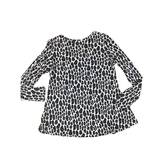 Boden lightweight leopard print long sleeve tencel blend blouse size 4 - Picture 2 of 9